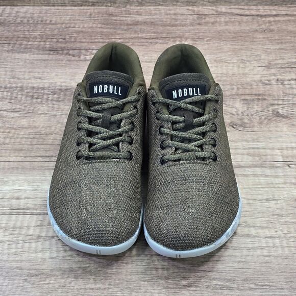 NOBULL SuperFabric Trainer Men's Size 8 Women's Size 9.5 Army Green Sneakers - Picture 2 of 9